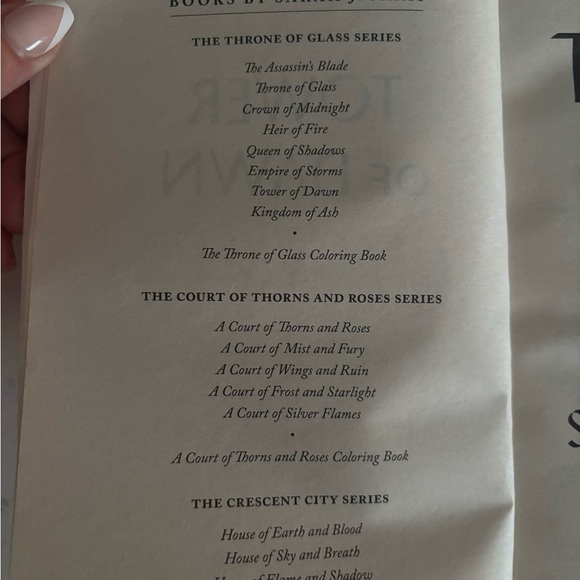 Books by Sarah J. Maas from Tower of Dawn Series - Picture 7 of 7